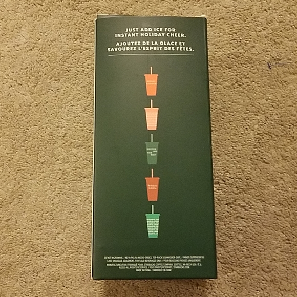 Starbucks 2019 Holiday reusable cold cups - Picture 2 of 4